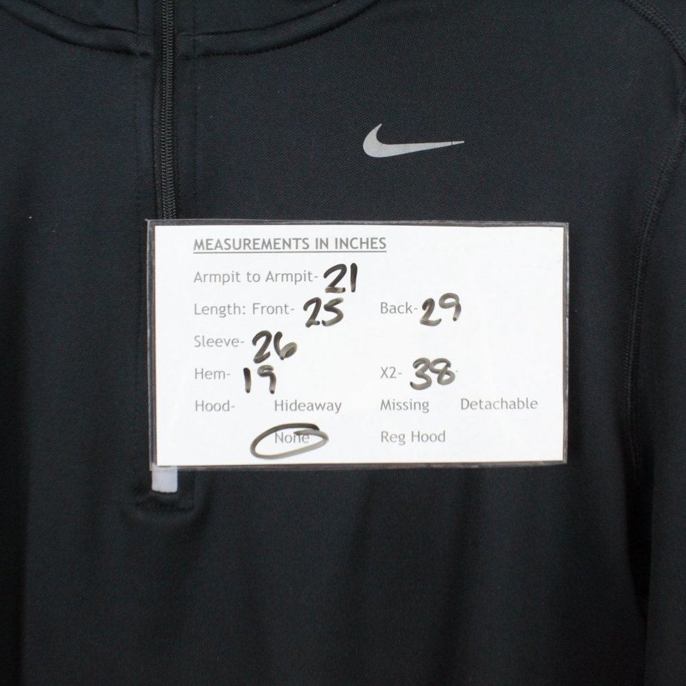 NIKE Dri-Fit Long Sleeve 1/4 Zip Pullover Size M - Picture 10 of 10